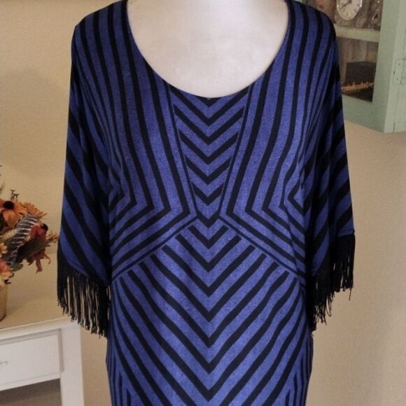 Catherines Slinky Dress With Fringe - Picture 2 of 8